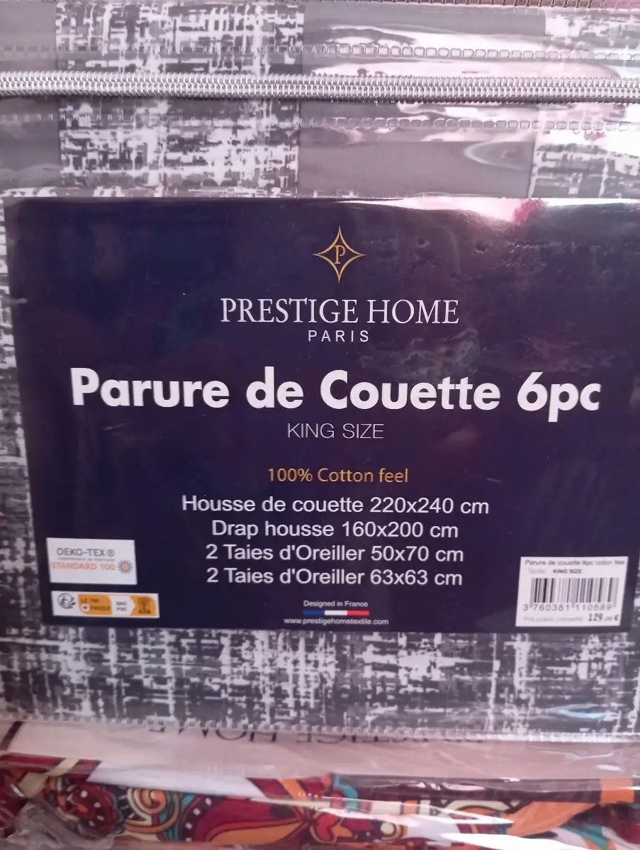 Parure de couette 6 pièces